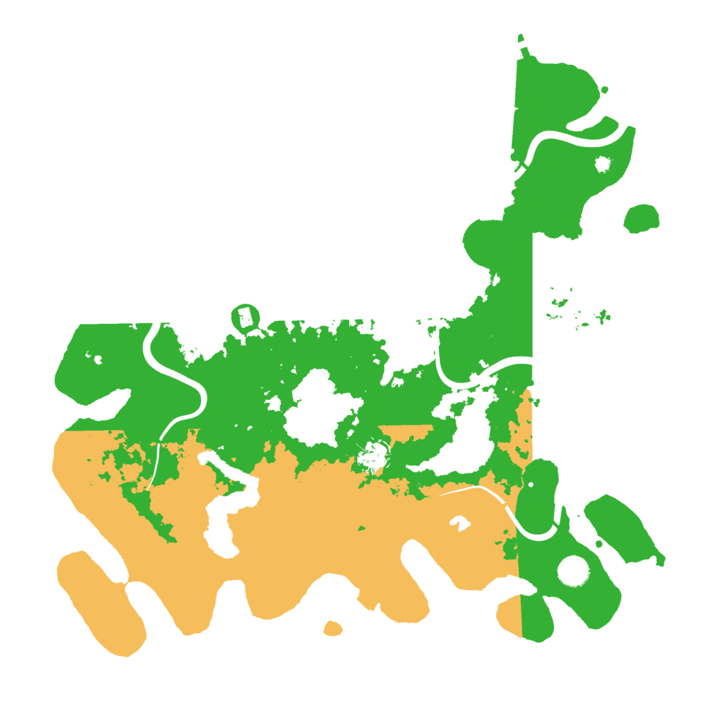 Biome Rust Map: Procedural Map, Size: 4000, Seed: 8392847