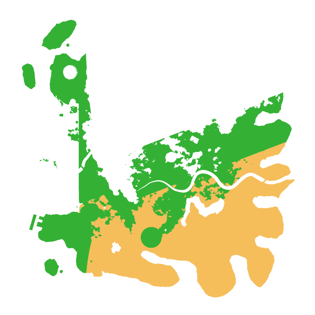 Biome Rust Map: Procedural Map, Size: 4000, Seed: 1445862065