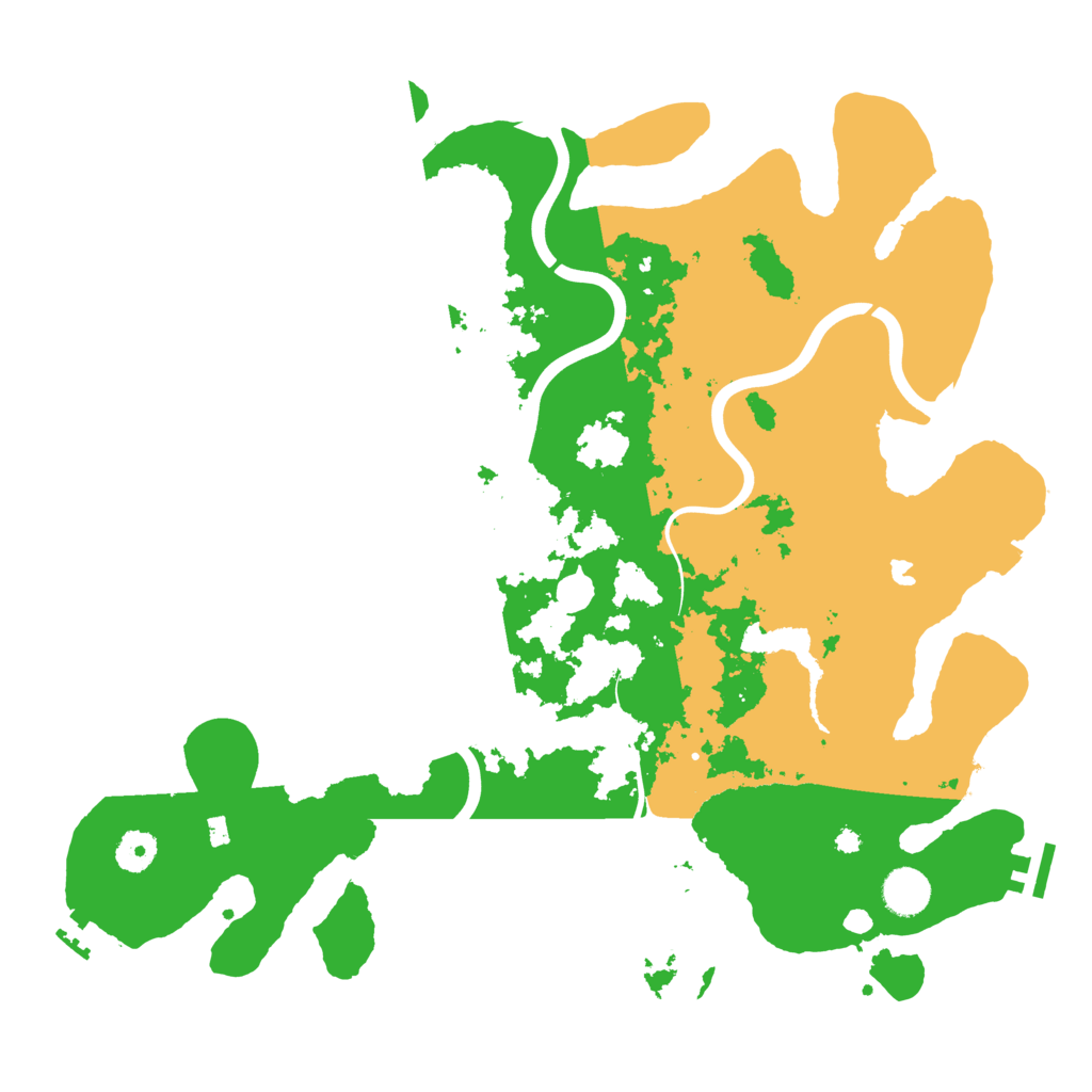 Biome Rust Map: Procedural Map, Size: 4000, Seed: 4014