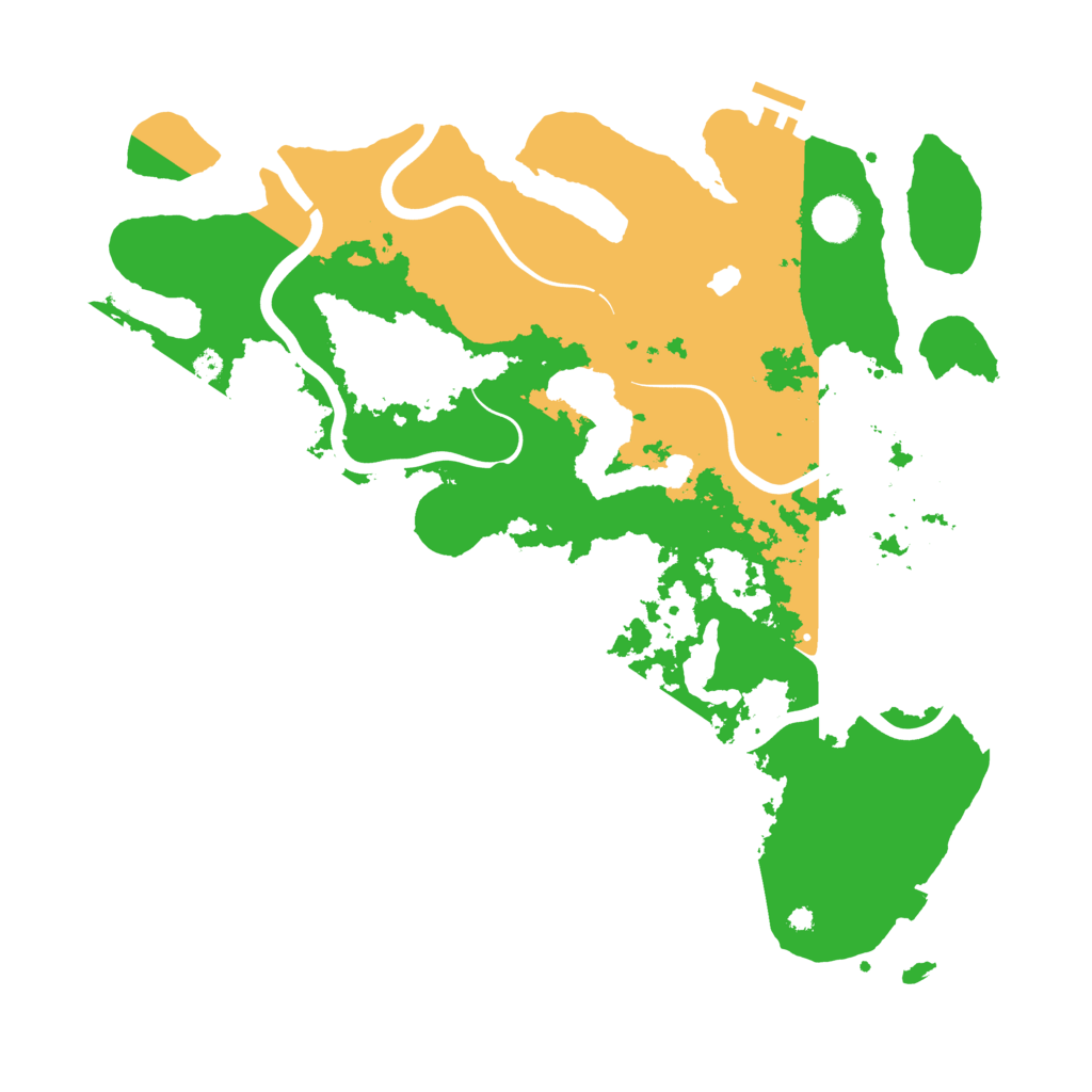 Biome Rust Map: Procedural Map, Size: 4100, Seed: 154443134