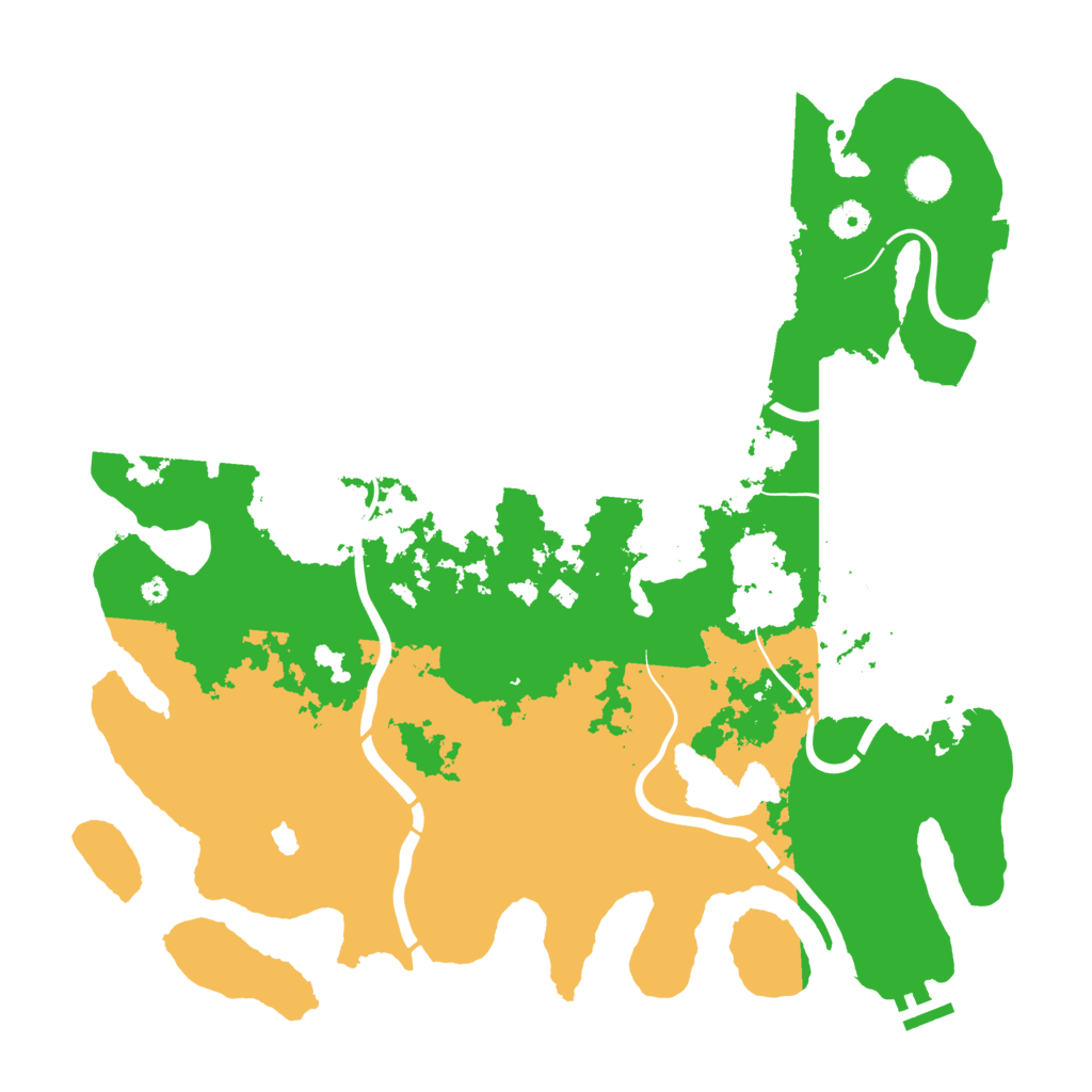 Biome Rust Map: Procedural Map, Size: 4250, Seed: 24899