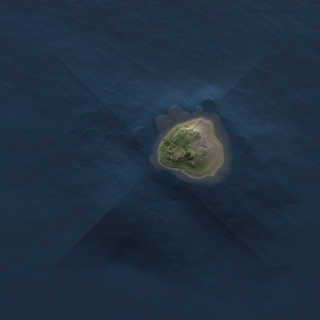 Rust Map: Procedural Map, Size: 1000, Seed: 1162585357, 1 Monuments