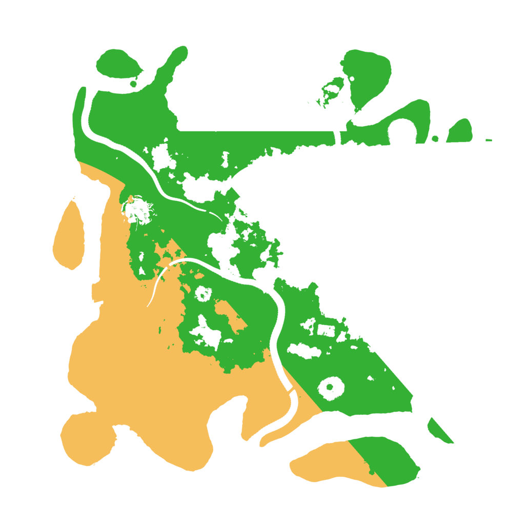 Biome Rust Map: Procedural Map, Size: 3250, Seed: 10101010