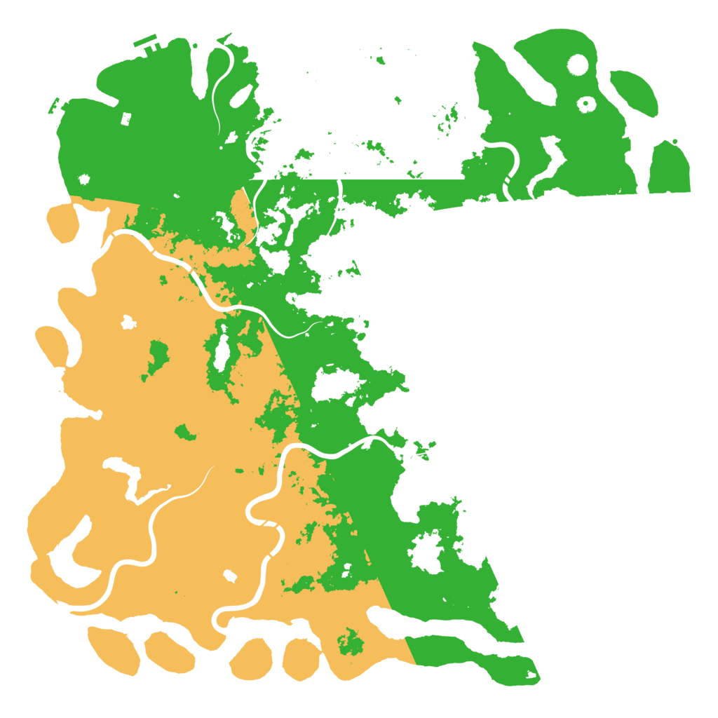 Biome Rust Map: Procedural Map, Size: 6000, Seed: 51948