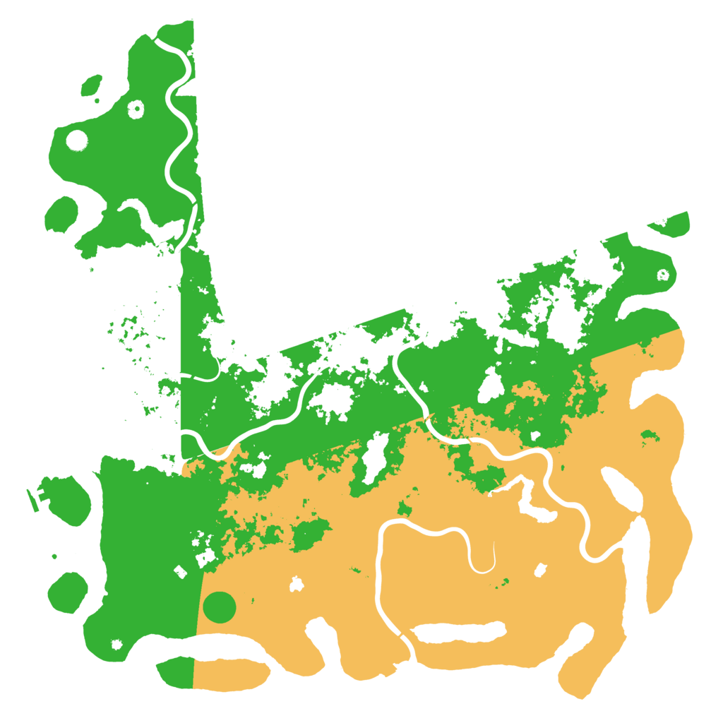 Biome Rust Map: Procedural Map, Size: 6000, Seed: 125584568