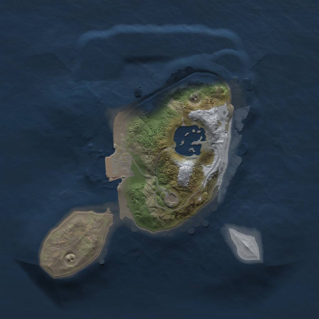 Rust Map: Procedural Map, Size: 1500, Seed: 248307630, 2 Monuments