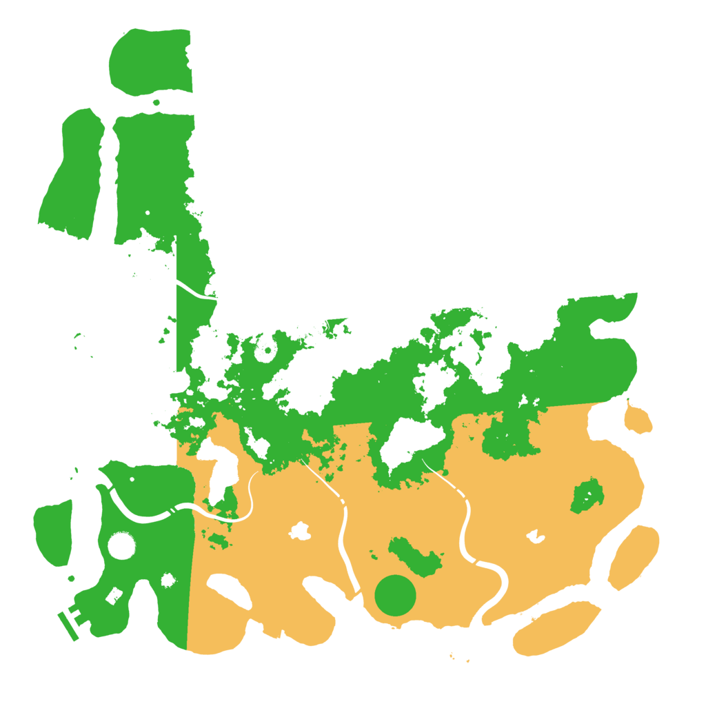 Biome Rust Map: Procedural Map, Size: 4500, Seed: 5785236