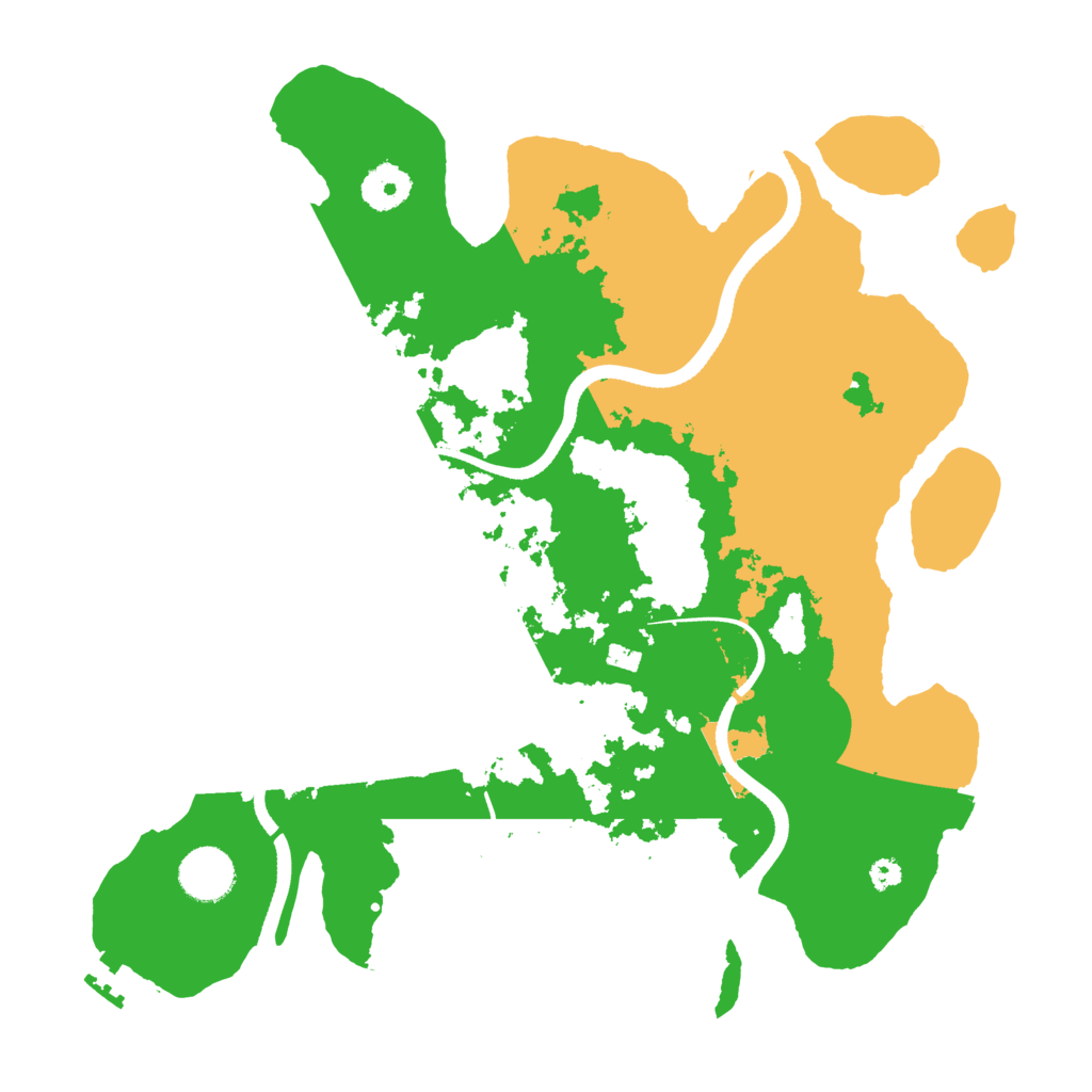 Biome Rust Map: Procedural Map, Size: 3500, Seed: 1402475383