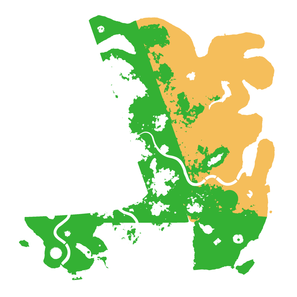 Biome Rust Map: Procedural Map, Size: 4500, Seed: 1516549693