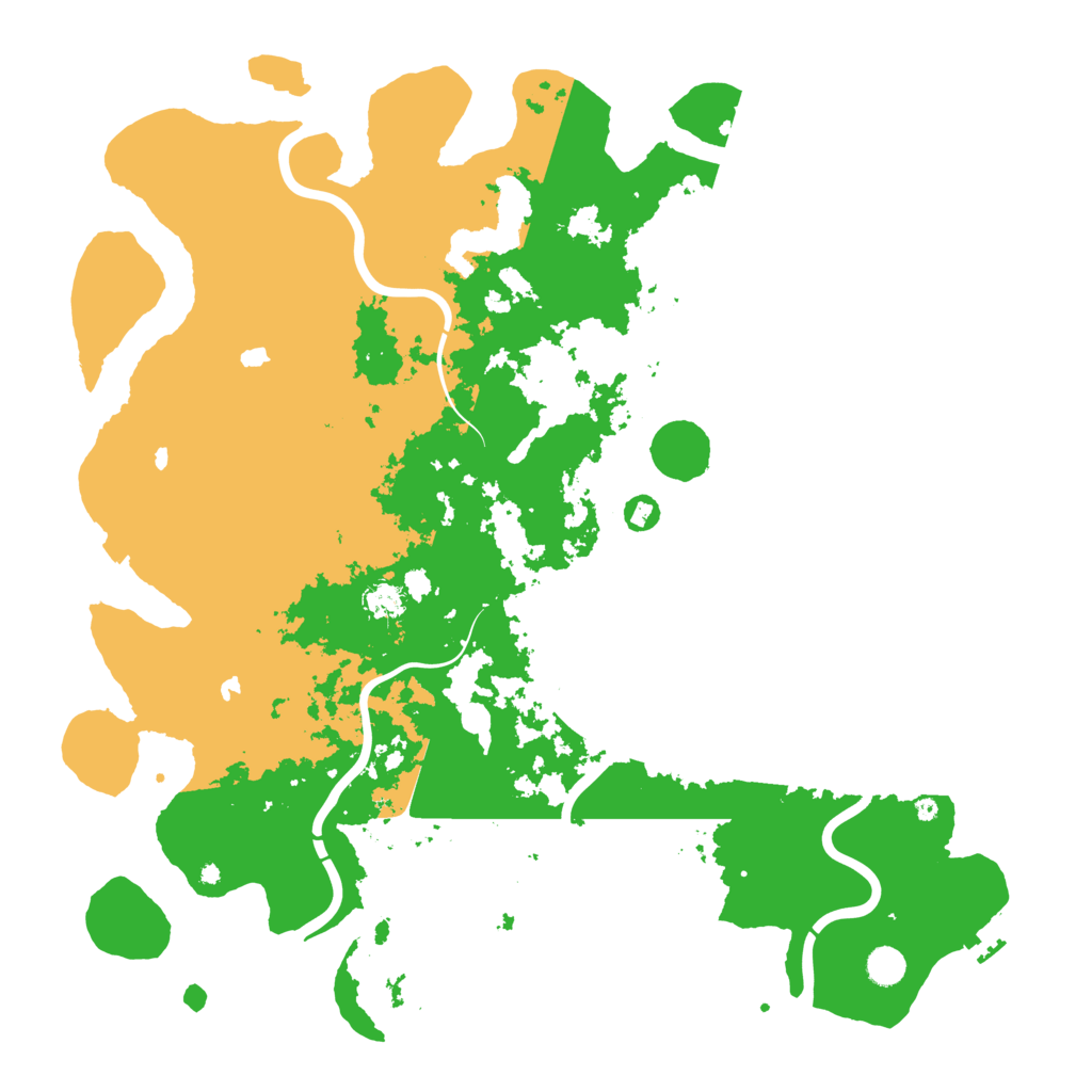 Biome Rust Map: Procedural Map, Size: 4900, Seed: 1879592435
