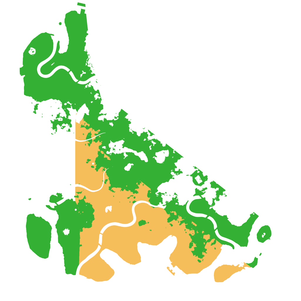 Biome Rust Map: Procedural Map, Size: 4250, Seed: 991204