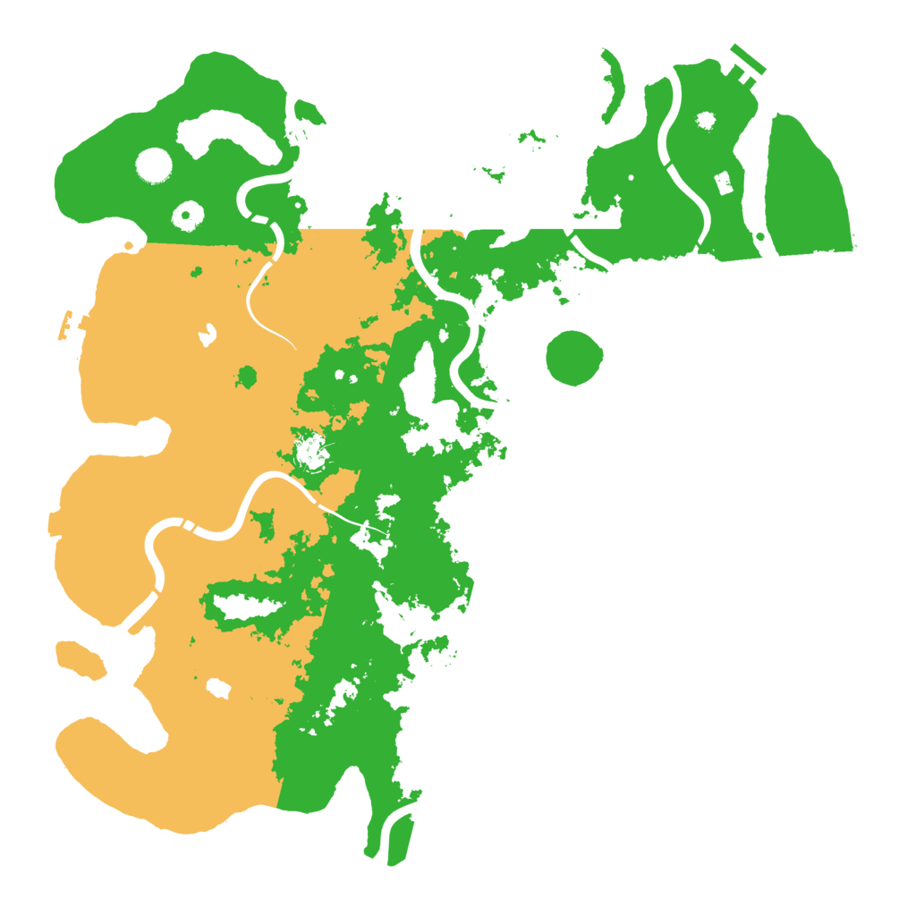 Biome Rust Map: Procedural Map, Size: 4500, Seed: 926349