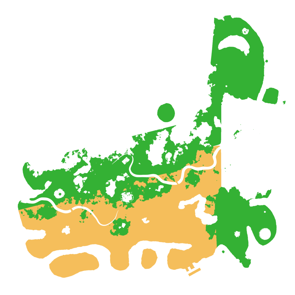Biome Rust Map: Procedural Map, Size: 4500, Seed: 1866733456