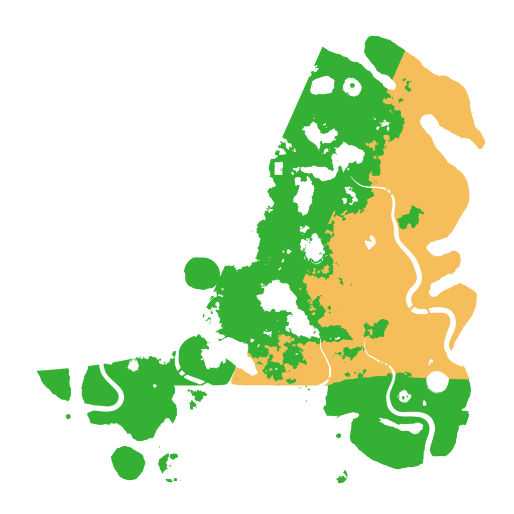 Biome Rust Map: Procedural Map, Size: 4250, Seed: 30280