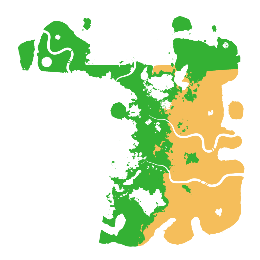 Biome Rust Map: Procedural Map, Size: 4500, Seed: 13983