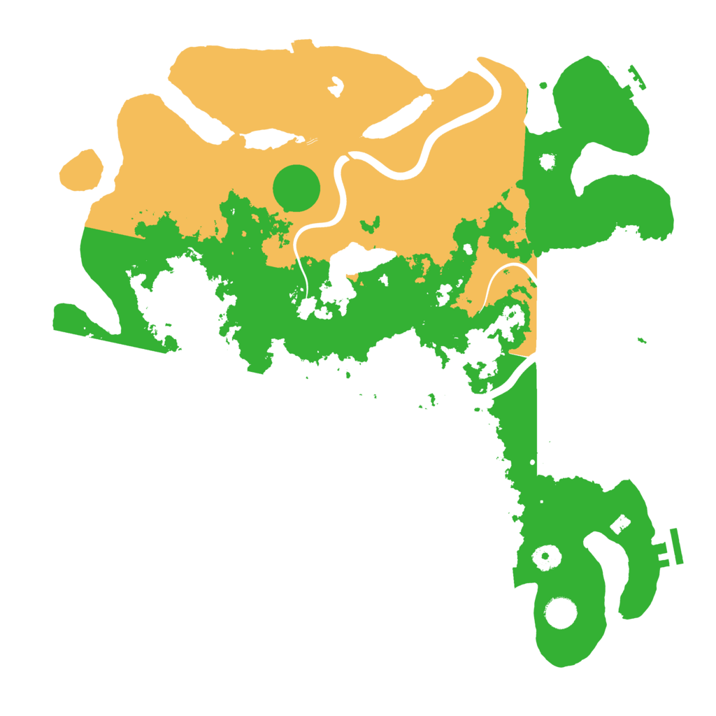 Biome Rust Map: Procedural Map, Size: 4000, Seed: 5563589