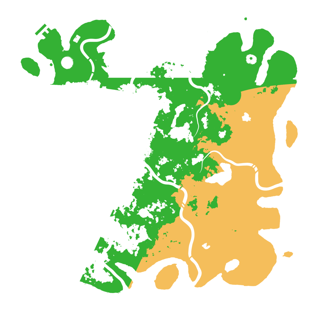 Biome Rust Map: Procedural Map, Size: 4500, Seed: 9299835