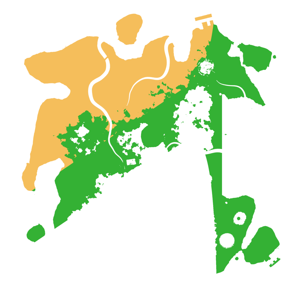Biome Rust Map: Procedural Map, Size: 3500, Seed: 1749119382