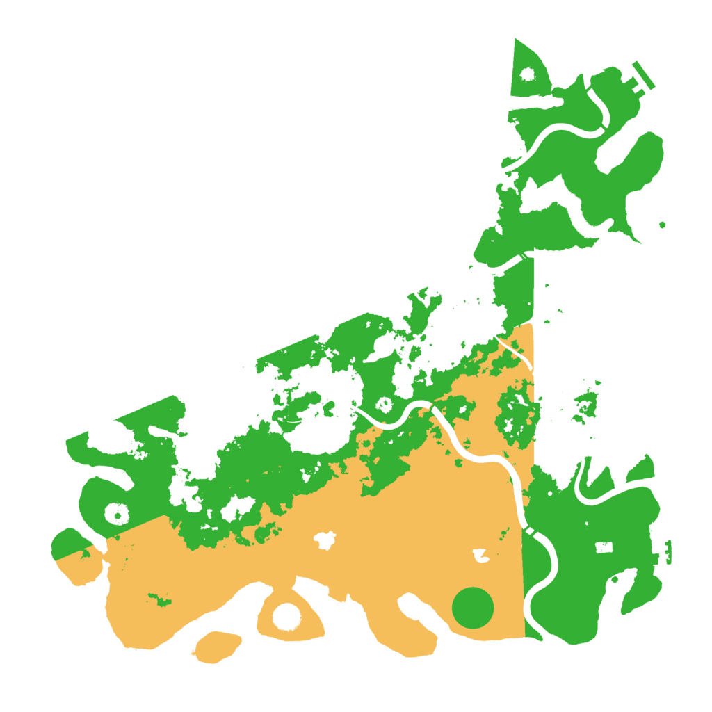 Biome Rust Map: Procedural Map, Size: 4500, Seed: 1506600559