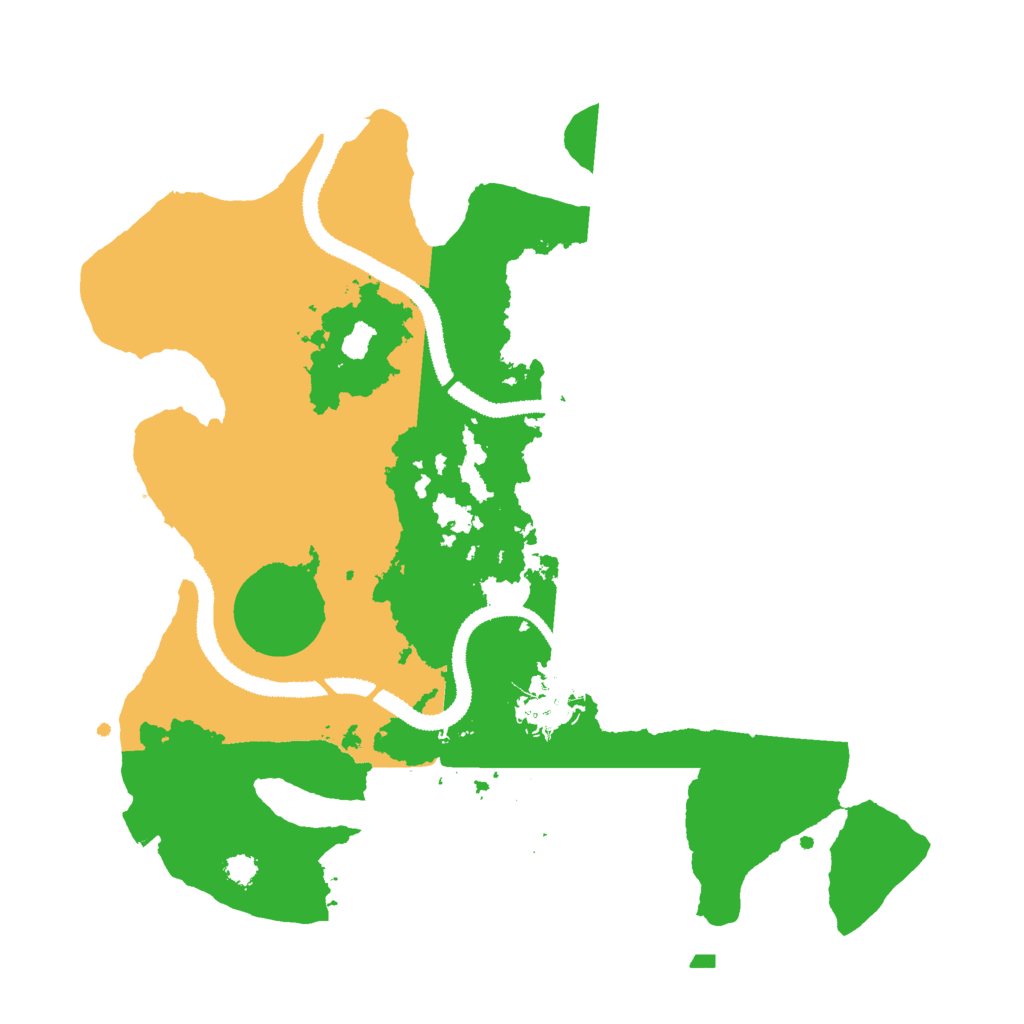 Biome Rust Map: Procedural Map, Size: 3000, Seed: 2130345688
