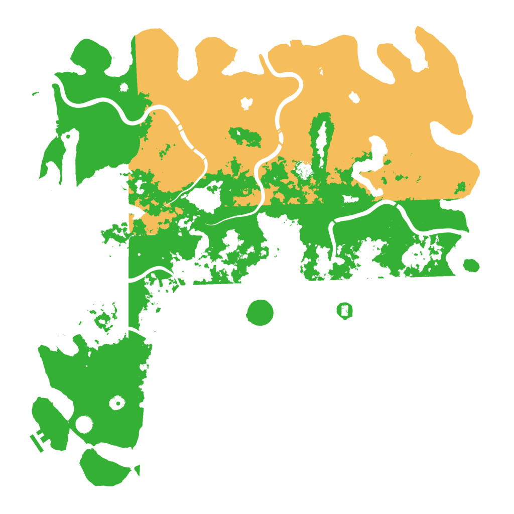 Biome Rust Map: Procedural Map, Size: 5250, Seed: 671870297