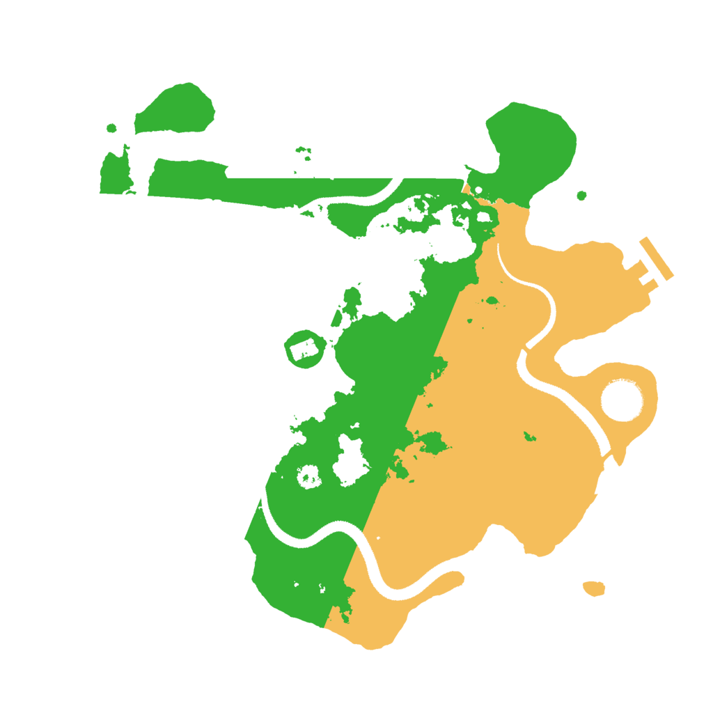 Biome Rust Map: Procedural Map, Size: 3000, Seed: 472535250