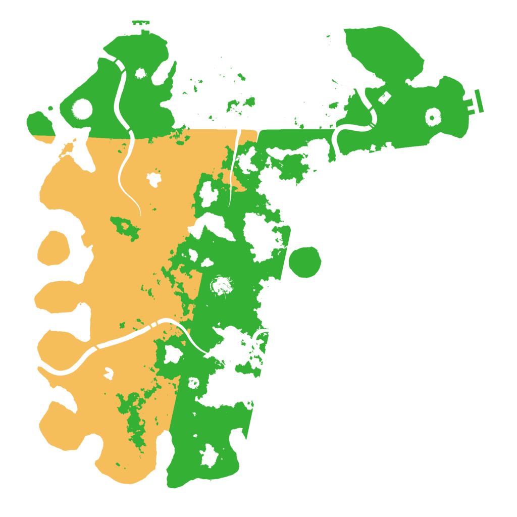 Biome Rust Map: Procedural Map, Size: 4500, Seed: 187144890