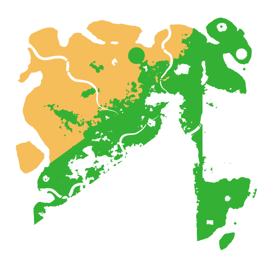 Biome Rust Map: Procedural Map, Size: 4300, Seed: 2121708428
