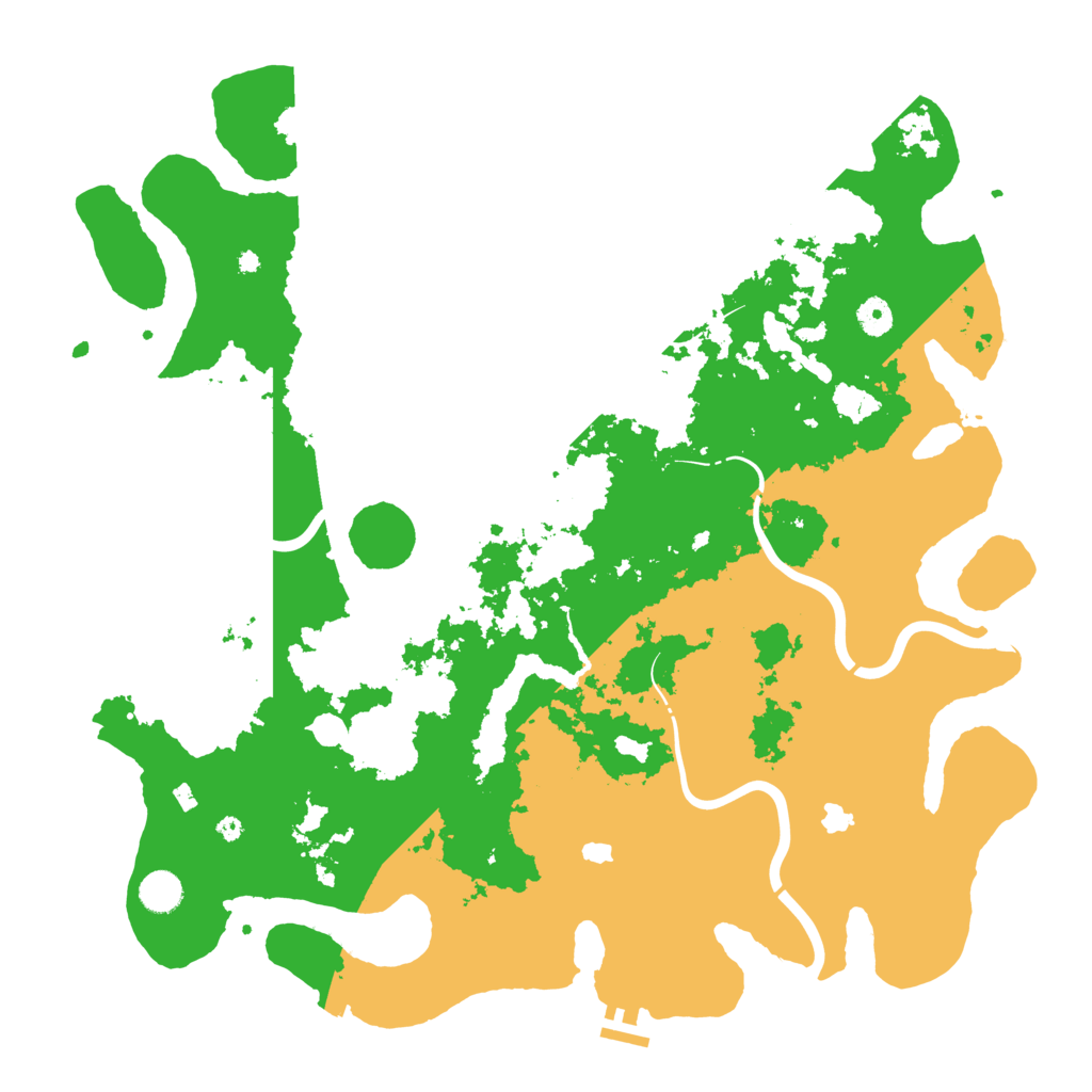 Biome Rust Map: Procedural Map, Size: 4500, Seed: 1373469093