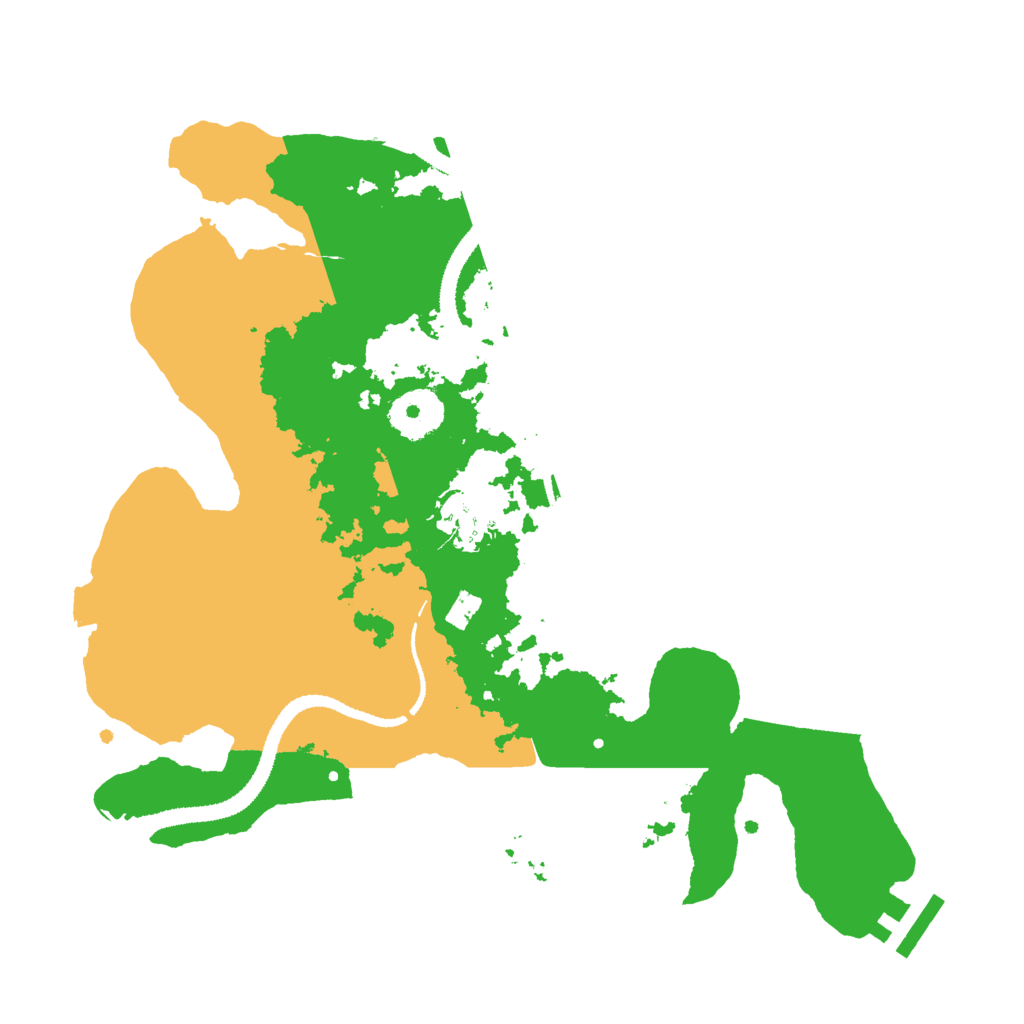 Biome Rust Map: Procedural Map, Size: 3000, Seed: 451274412