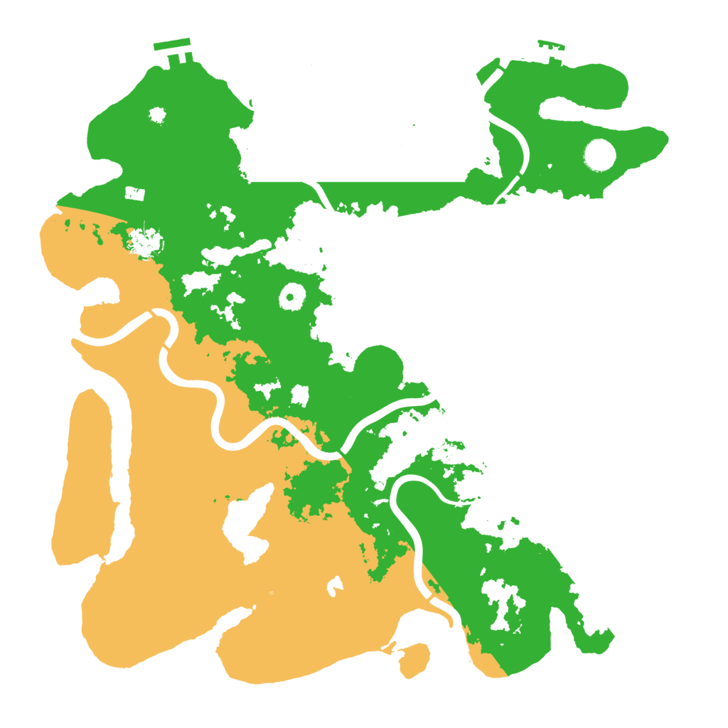 Biome Rust Map: Procedural Map, Size: 4000, Seed: 432235