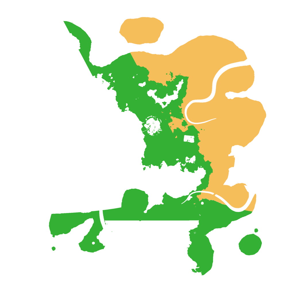 Biome Rust Map: Procedural Map, Size: 3000, Seed: 1837369533