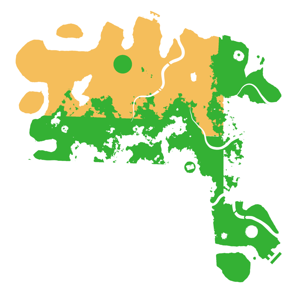 Biome Rust Map: Procedural Map, Size: 4250, Seed: 555000111