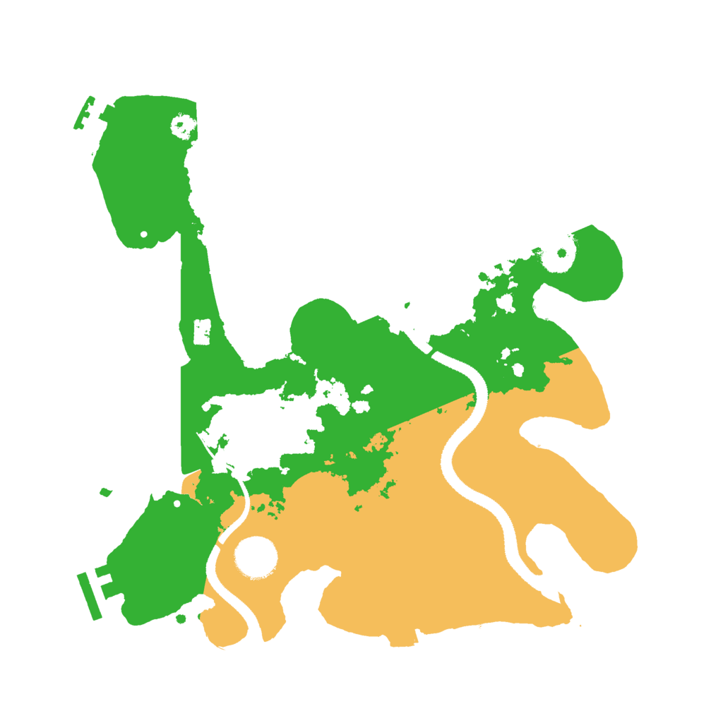 Biome Rust Map: Procedural Map, Size: 3000, Seed: 11344