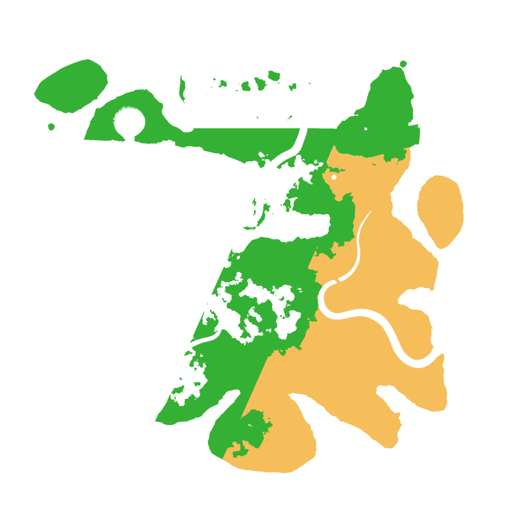 Biome Rust Map: Procedural Map, Size: 3000, Seed: 4187