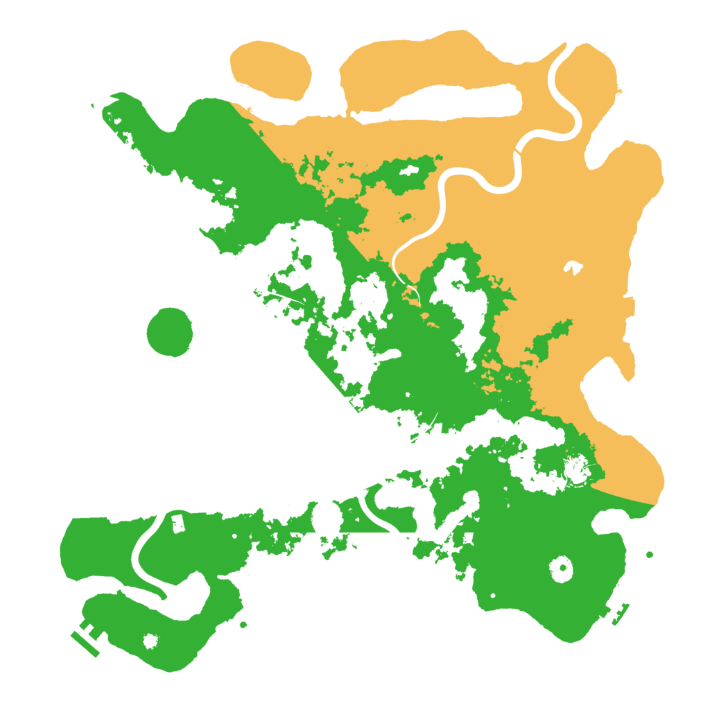 Biome Rust Map: Procedural Map, Size: 4250, Seed: 784521