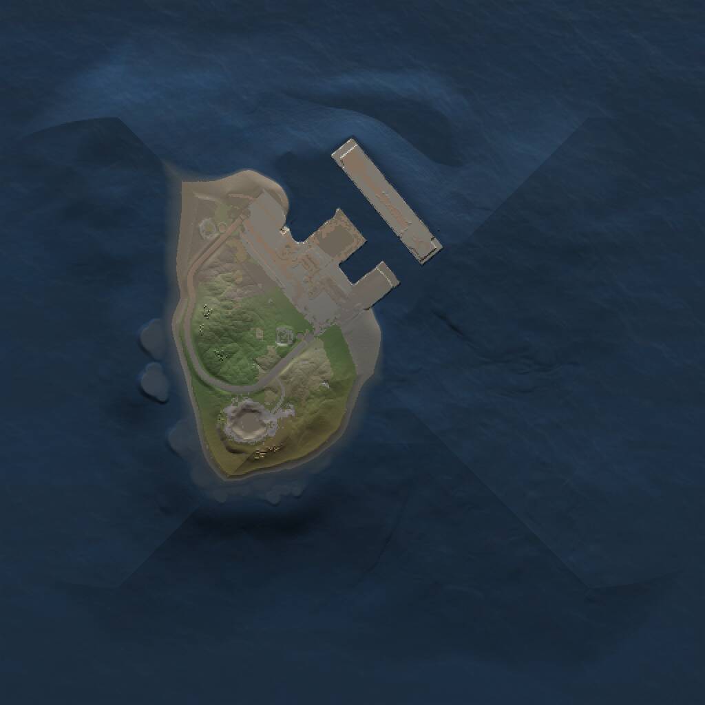 Rust Map: Procedural Map, Size: 1000, Seed: 84314, 2 Monuments