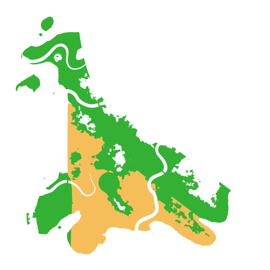 Biome Rust Map: Procedural Map, Size: 3500, Seed: 1785397734