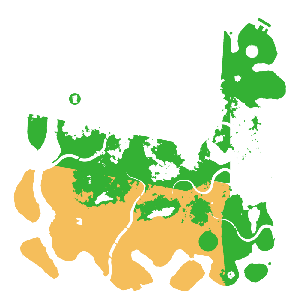 Biome Rust Map: Procedural Map, Size: 4250, Seed: 165763945