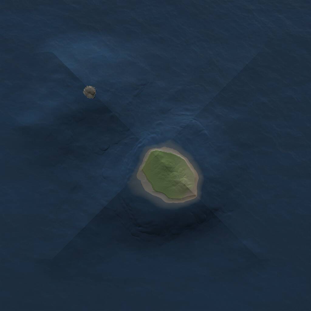 Rust Map: Procedural Map, Size: 1000, Seed: 791049398, 1 Monuments