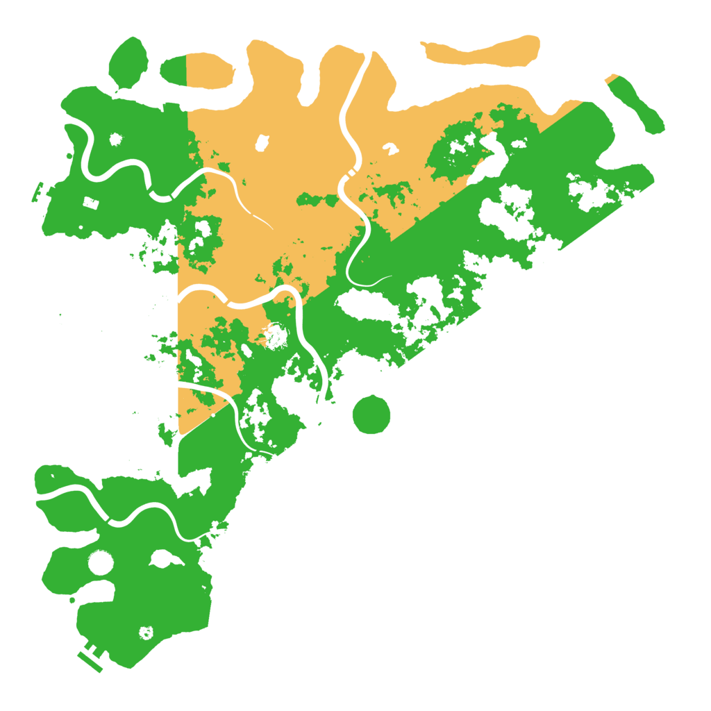 Biome Rust Map: Procedural Map, Size: 5000, Seed: 2074186490