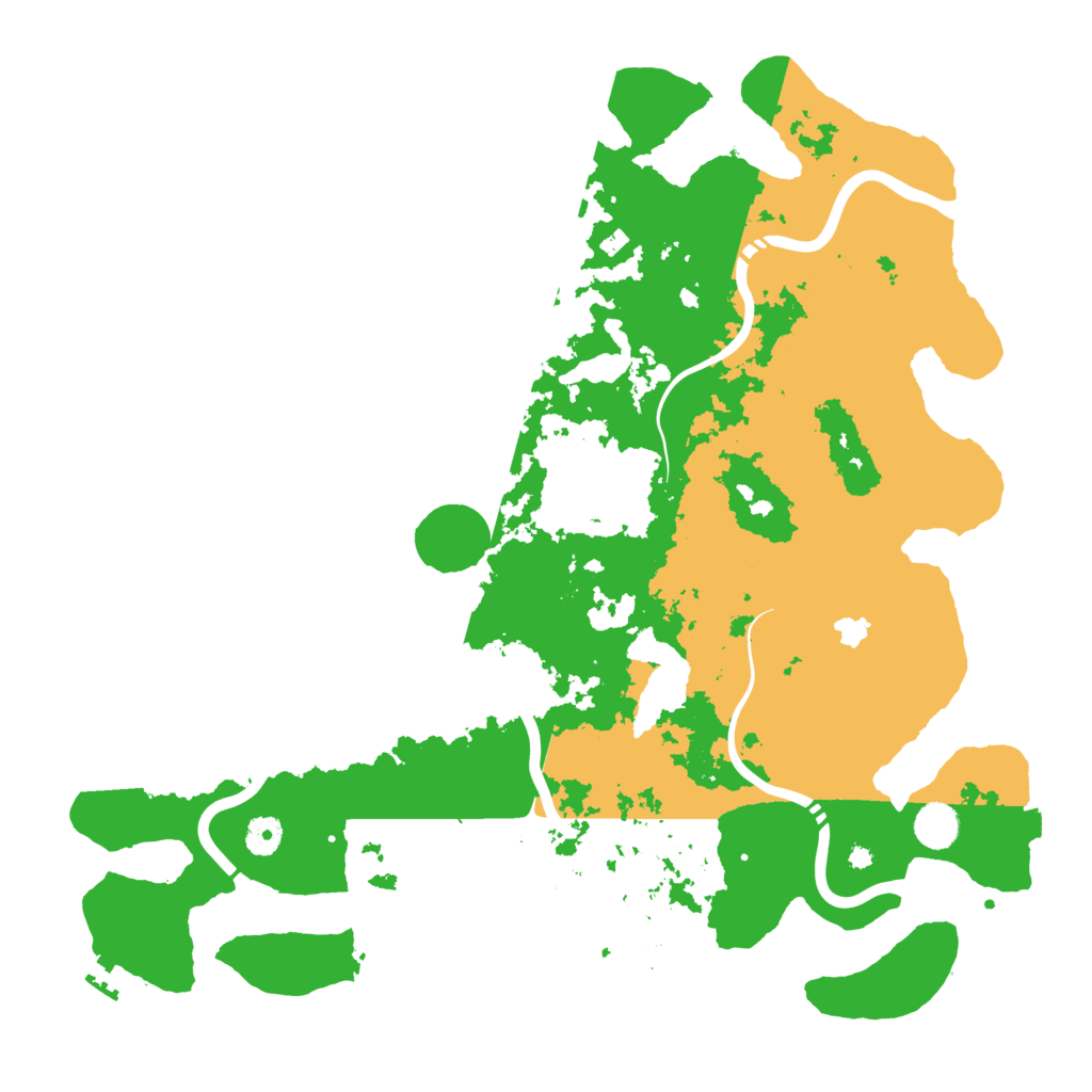 Biome Rust Map: Procedural Map, Size: 4300, Seed: 314822386