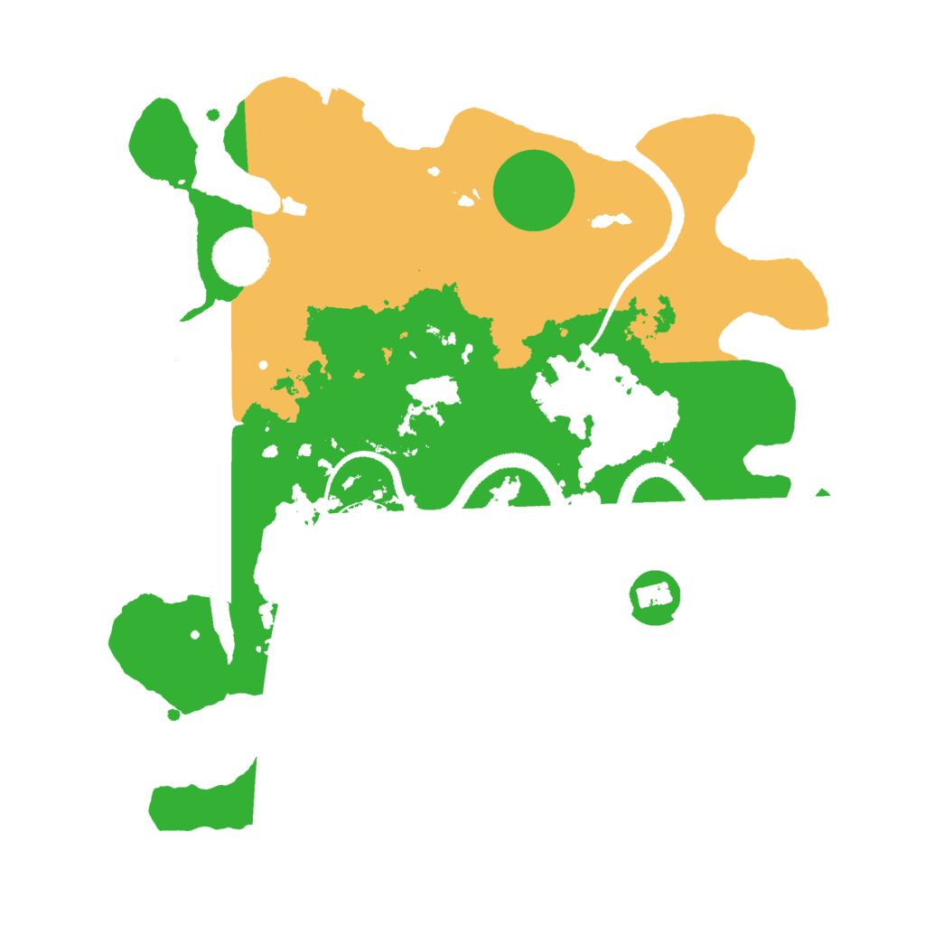 Biome Rust Map: Procedural Map, Size: 3000, Seed: 674252