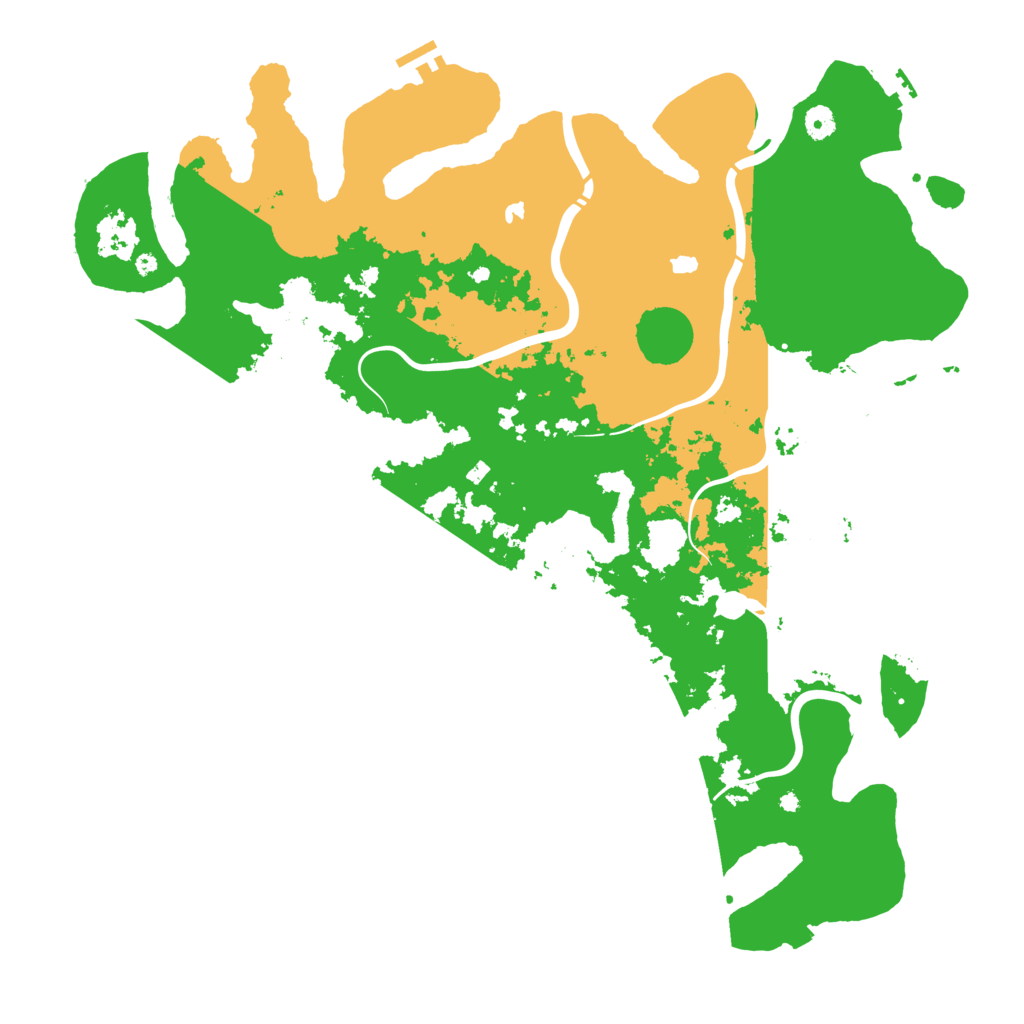 Biome Rust Map: Procedural Map, Size: 4800, Seed: 154443134