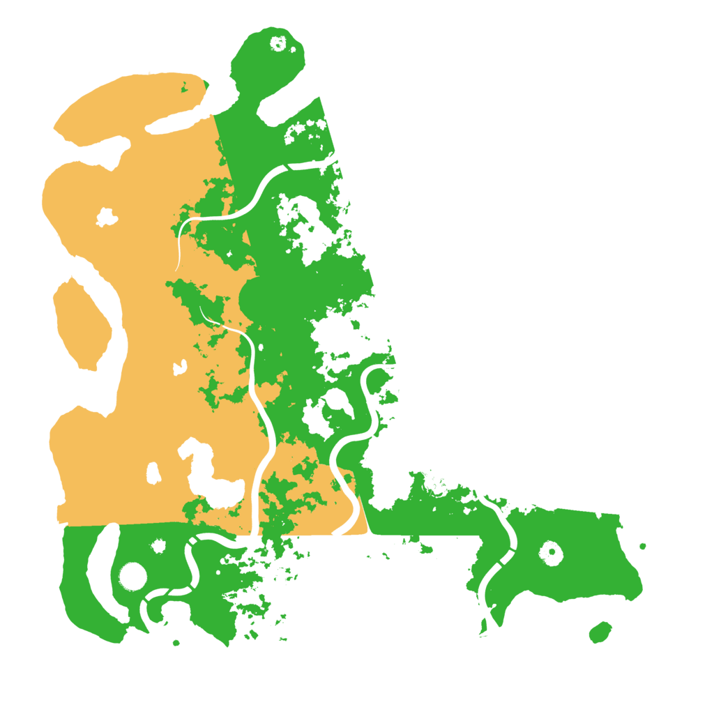 Biome Rust Map: Procedural Map, Size: 4500, Seed: 1850390484