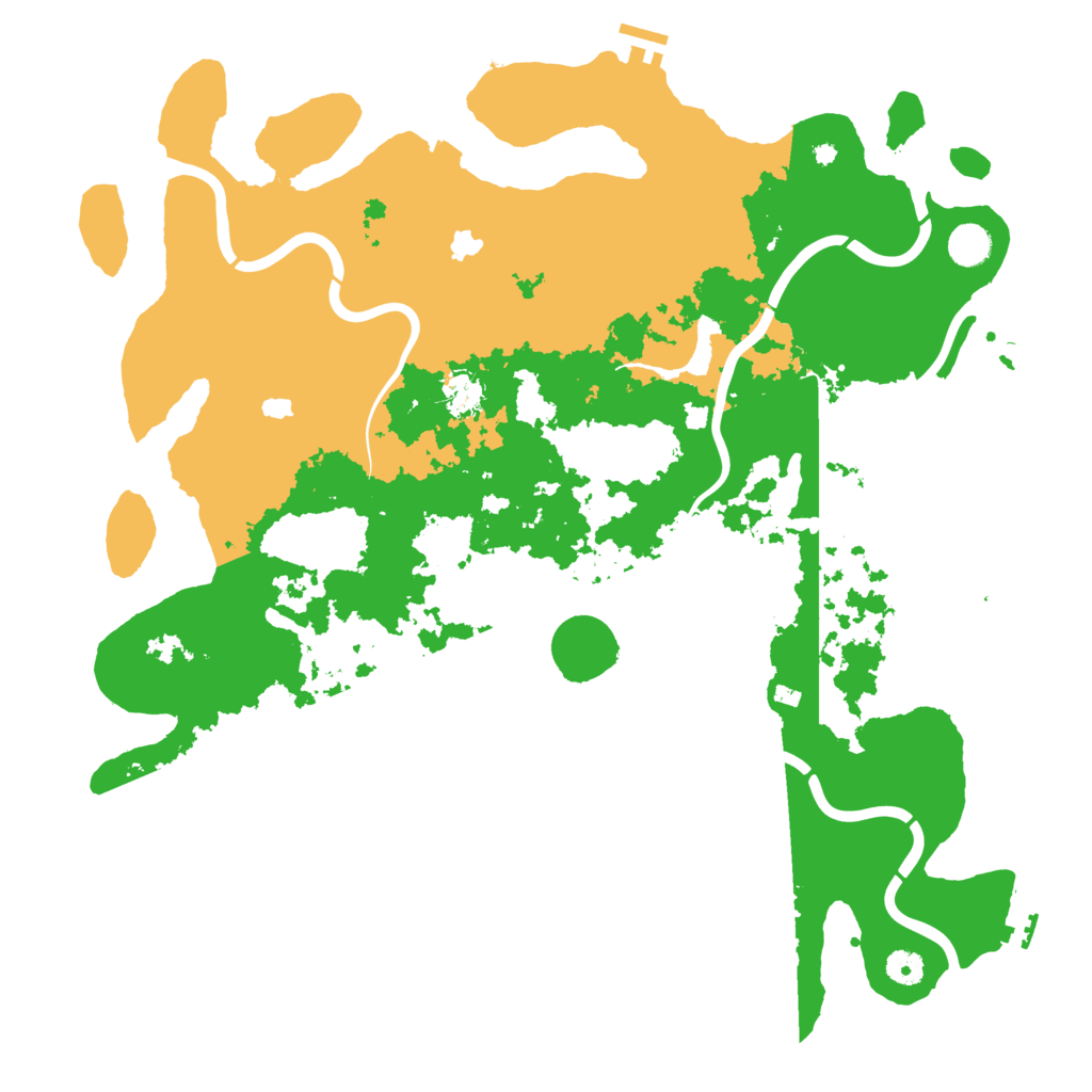 Biome Rust Map: Procedural Map, Size: 4500, Seed: 883822737
