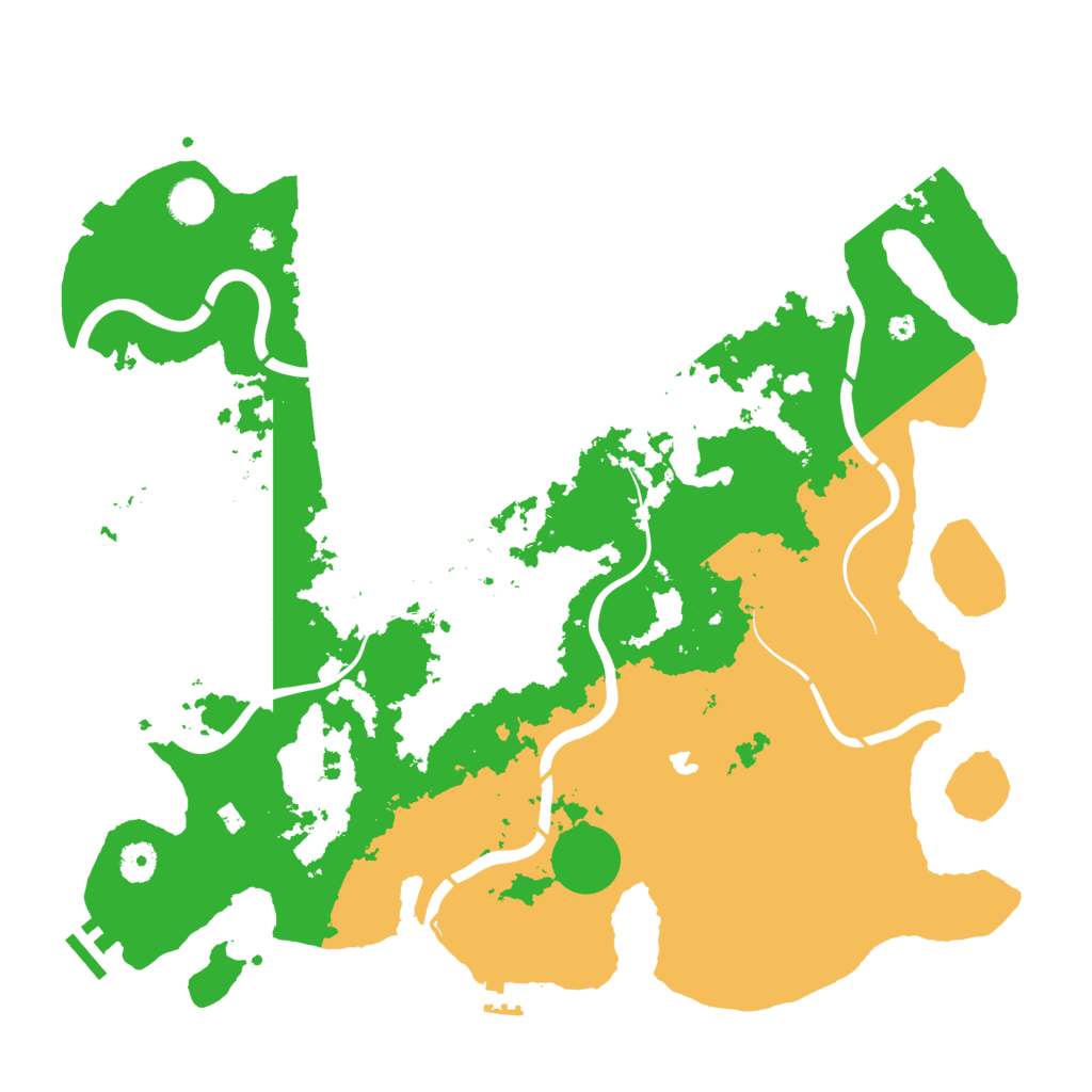 Biome Rust Map: Procedural Map, Size: 4200, Seed: 63482