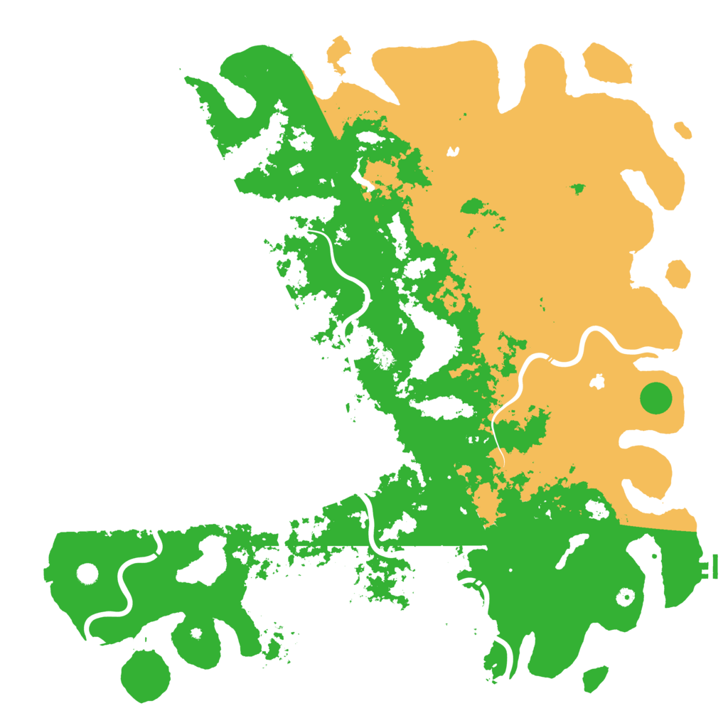 Biome Rust Map: Procedural Map, Size: 6000, Seed: 1254006441