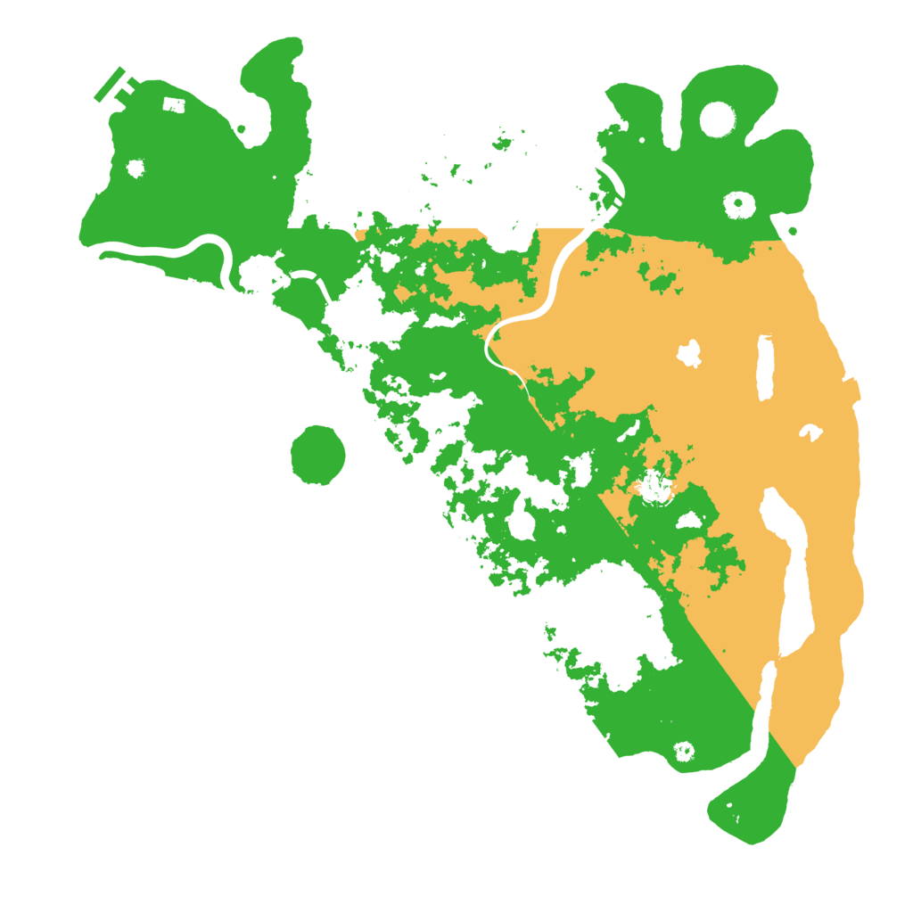 Biome Rust Map: Procedural Map, Size: 4500, Seed: 213412354