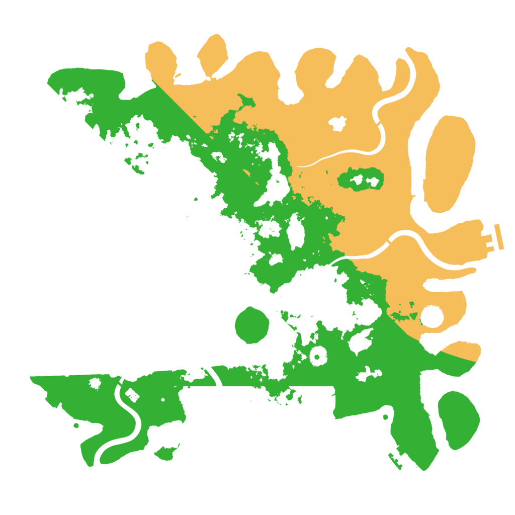 Biome Rust Map: Procedural Map, Size: 4050, Seed: 1831742388
